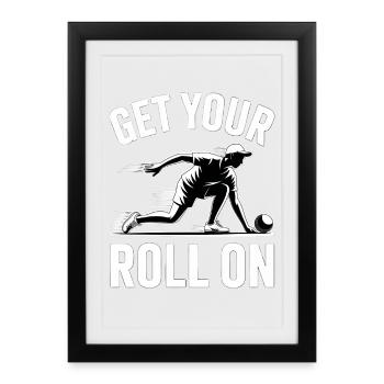 Boccia King Passion de Précision - Affiche encadrée (27 × 37 cm) - noir - Devant