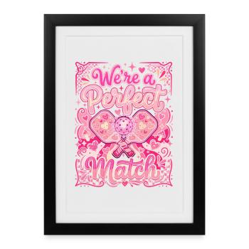 Perfect Match Heartbreak - Framed poster (27 × 37 cm) - black - Front