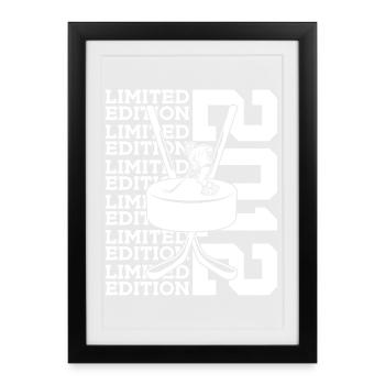 LIMITED EDITION 2012 EISHOCKEY 14. GEBURTSTAG - Framed poster (27 × 37 cm) - black - Front