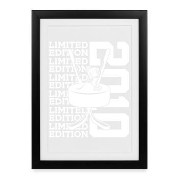 LIMITED EDITION 2010 EISHOCKEY 16. GEBURTSTAG - Framed poster (27 × 37 cm) - black - Front