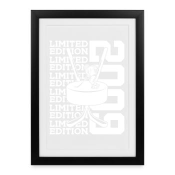 LIMITED EDITION 2009 EISHOCKEY 17. GEBURTSTAG - Framed poster (27 × 37 cm) - black - Front