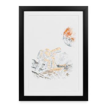 Astronomy Astronomer - Framed poster (27 × 37 cm) - black - Front