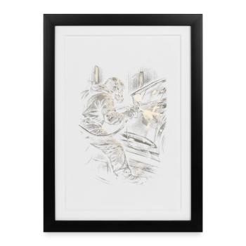 Vehicle Painter Car Painter Painter - Framed poster (27 × 37 cm) - black - Front