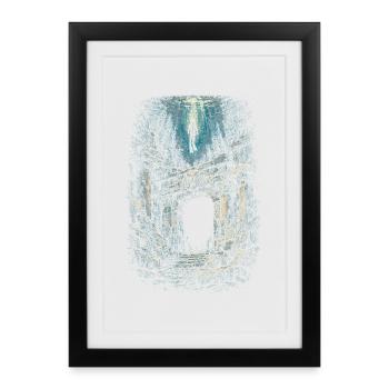 Apnée libre - Affiche encadrée (27 × 37 cm) - noir - Devant