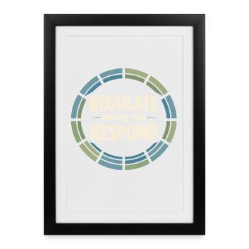 Somatic Healing Somatic Therapy - Framed poster (27 × 37 cm) - black - Front