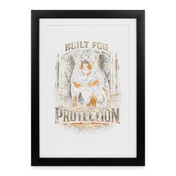 Rottweiler Dog - Framed poster (27 × 37 cm) - black - Front