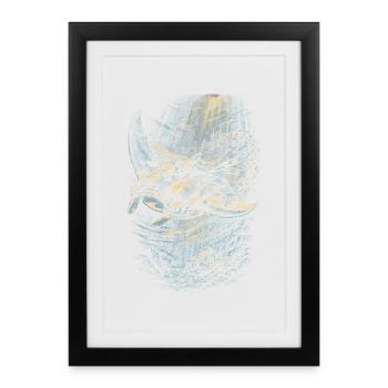 Apnée libre - Affiche encadrée (27 × 37 cm) - noir - Devant