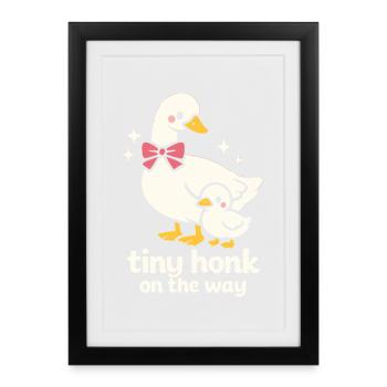 Tiny Honk - Framed poster (27 × 37 cm) - black - Front