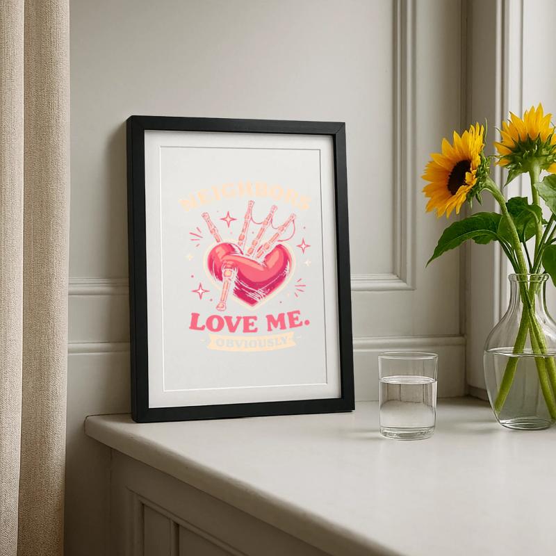 cornemuse cornemuse cornemuse Affiche encadrée (27 × 37 cm)