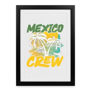 Équipage du Mexique - Affiche encadrée (27 × 37 cm) - noir - Devant