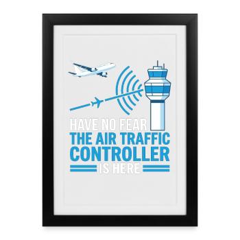 Air Traffic Controller Air Traffic Controller Gift - Framed poster (27 × 37 cm) - black - Front
