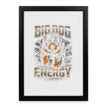 Rottweiler Dog - Framed poster (27 × 37 cm) - black - Front