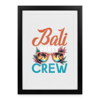 Équipage de Bali - Affiche encadrée (27 × 37 cm) - noir - Devant