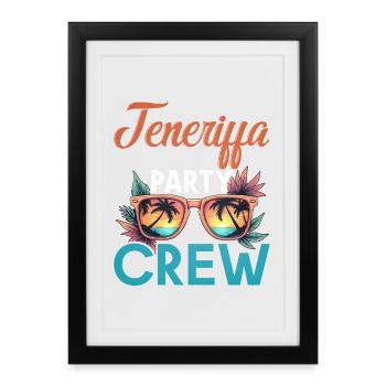 Équipage de Tenerife - Affiche encadrée (27 × 37 cm) - noir - Devant