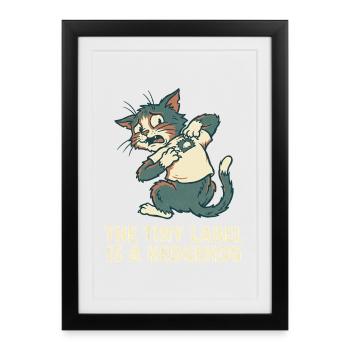 Sensory Issues - The Scratchy Label - Framed poster (27 × 37 cm) - black - Front