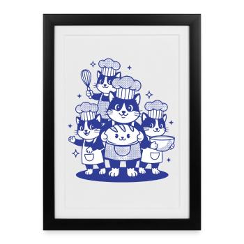 Sourdough Bread Baking Baker Starter Local Era - Framed poster (27 × 37 cm) - black - Front
