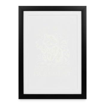 First of All Jesus Thinks I'm A Delight Raccoon - Framed poster (27 × 37 cm) - black - Front