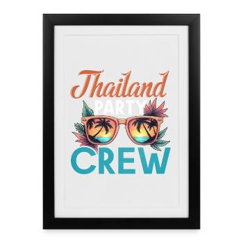 Thailand Crew - Framed poster (27 × 37 cm) - black - Front