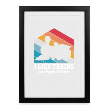 Model Railway Model Making Model Maker - Framed poster (27 × 37 cm) - black - Front