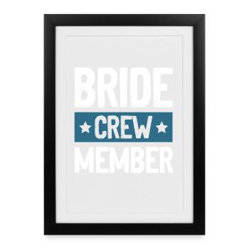Équipage de la mariée - Affiche encadrée (27 × 37 cm) - noir - Devant