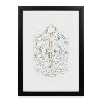 Chansons marines de chœur de bidonvilles - Affiche encadrée (27 × 37 cm) - noir - Devant