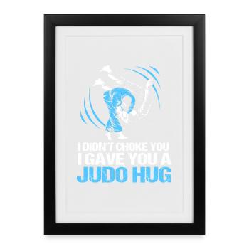 Judo - Framed poster (27 × 37 cm) - black - Front