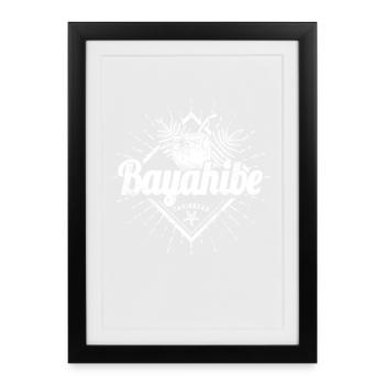 Bayahibe in Caribbean, Dominican Republic - Framed poster (27 × 37 cm) - black - Front
