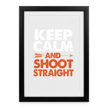 Archery Archery Archery - Framed poster (27 × 37 cm) - black - Front