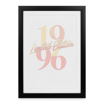 Anniversaire en édition limitée 1996 - Affiche encadrée (27 × 37 cm) - noir - Devant