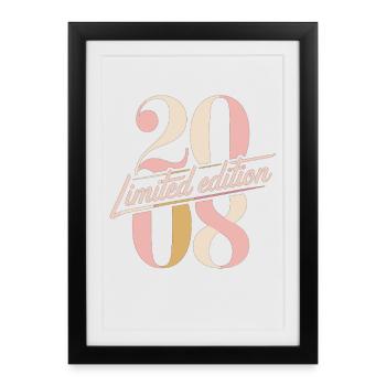 Anniversaire édition limitée 2008 - Affiche encadrée (27 × 37 cm) - noir - Devant