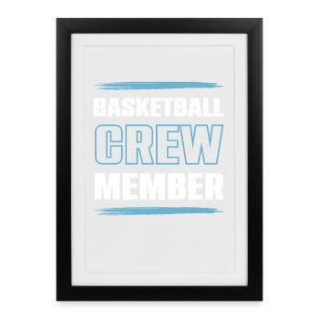 Bbq Crew - Framed poster (27 × 37 cm) - black - Front