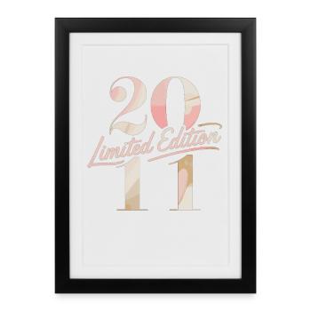 Anniversaire en édition limitée 2011 - Affiche encadrée (27 × 37 cm) - noir - Devant