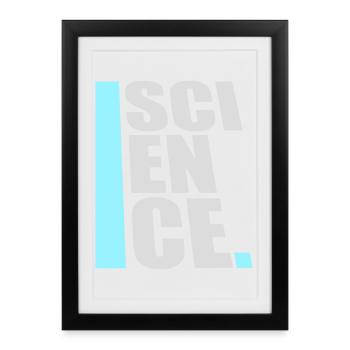 Déclaration scientifique : Déclaration sur l’éducation des nerds - Affiche encadrée (27 × 37 cm) - noir - Devant
