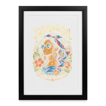 Gial beligien à racine bélizienne du Belize - Affiche encadrée (27 × 37 cm) - noir - Devant