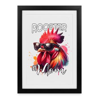Maman - Affiche encadrée (27 × 37 cm) - noir - Devant