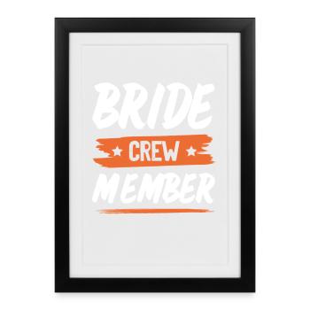 Équipage de la mariée - Affiche encadrée (27 × 37 cm) - noir - Devant