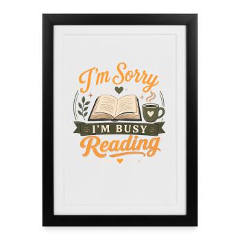 Un dernier chapitre Rat de bibliothèque - Affiche encadrée (27 × 37 cm) - noir - Devant