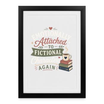Lire des livres et des romans tous les jours - Affiche encadrée (27 × 37 cm) - noir - Devant