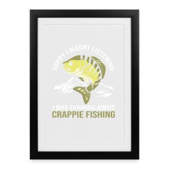 Poisson-perchaud - Affiche encadrée (27 × 37 cm) - noir - Devant