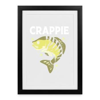 Poisson-perchaud - Affiche encadrée (27 × 37 cm) - noir - Devant