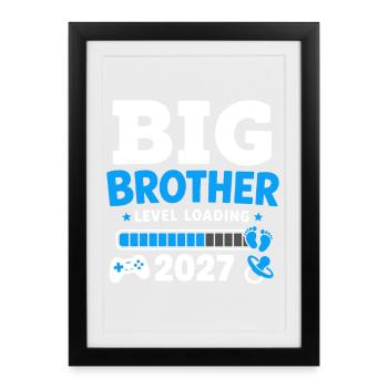 Big Brother Level Charge 2027 - Framed poster (27 × 37 cm) - black - Front