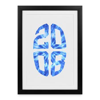 18 YEARS OLD 2008 18TH BIRTHDAY - Framed poster (27 × 37 cm) - black - Front