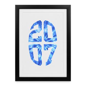 19 YEARS OLD 2007 19TH BIRTHDAY - Framed poster (27 × 37 cm) - black - Front