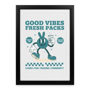 Fresh Packs Collect Em Unleash Power - Framed poster (27 × 37 cm) - black - Front