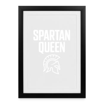 Spartan Queen - Framed poster (27 × 37 cm) - black - Front
