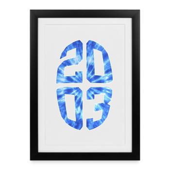 23 ANS 2003 23E ANNIVERSAIRE - Affiche encadrée (27 × 37 cm) - noir - Devant