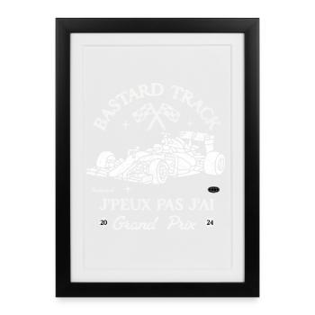 J'peux pas, j'ai Grand Prix – formule - Framed poster (27 × 37 cm) - black - Front