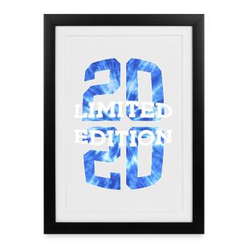 ÉDITION LIMITÉE 2020 6 ANS 6E ANNIVERSAIRE - Affiche encadrée (27 × 37 cm) - noir - Devant