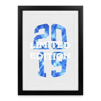 ÉDITION LIMITÉE 2019 7 ANS 7E ANNIVERSAIRE - Affiche encadrée (27 × 37 cm) - noir - Devant