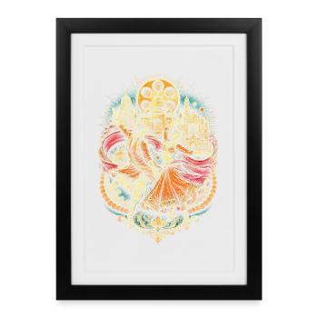 Bollywood - Affiche encadrée (27 × 37 cm) - noir - Devant